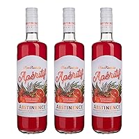 Vista 8 de Abstinence Aperitivo sin alcohol de naranja sanguina, 750ml, galardonado, inspirado en botánica, bebida no alcohólica agridulce, destilados sin