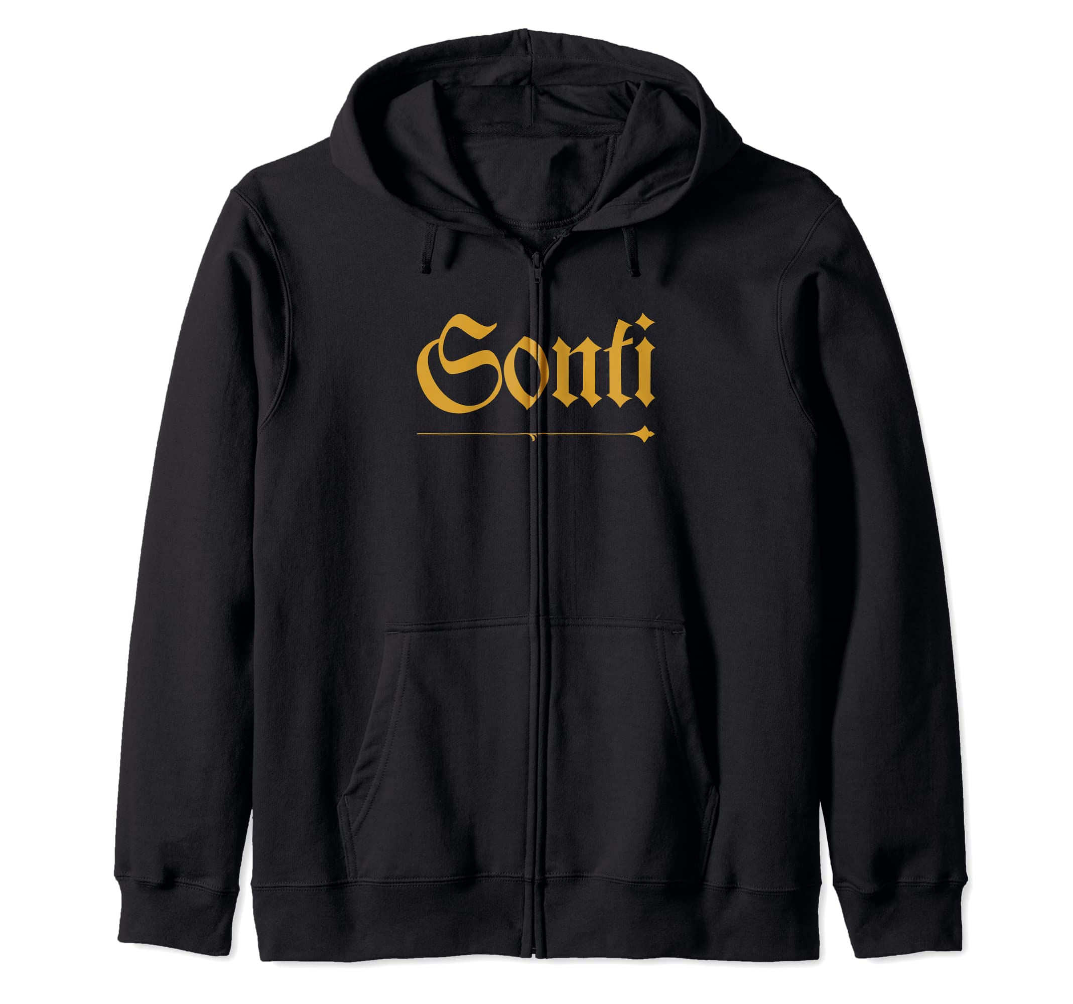 India Surname Sonti Family Hindi Indian Last Name Zip Hoodie
