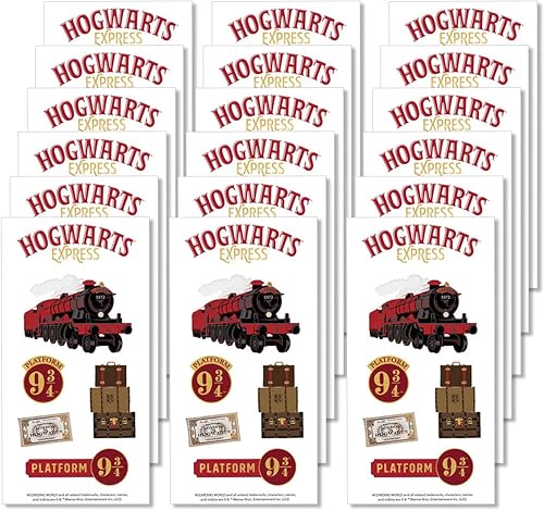 Miniatura 1 de Paper House Productions Harry Potter Hogwarts Express - Paquete múltiple de hojas adhesivas (paquete de 18 hojas)