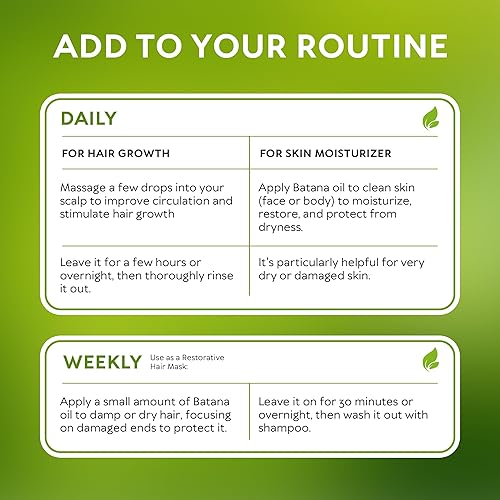 Miniatura 7 de Aceite de batana para el crecimiento del cabello, 100% crudo y orgánico, aceite de batana Dr. Sebi - Mascarilla capilar de Batana prensada en frío y