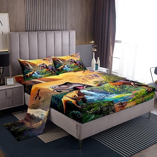 Miniatura 9 de Erosebridal Juego de sábanas Kawaii de tamaño matrimonial con diseño de gato lindo para niños y niñas, juego de ropa de cama con estampado de gato