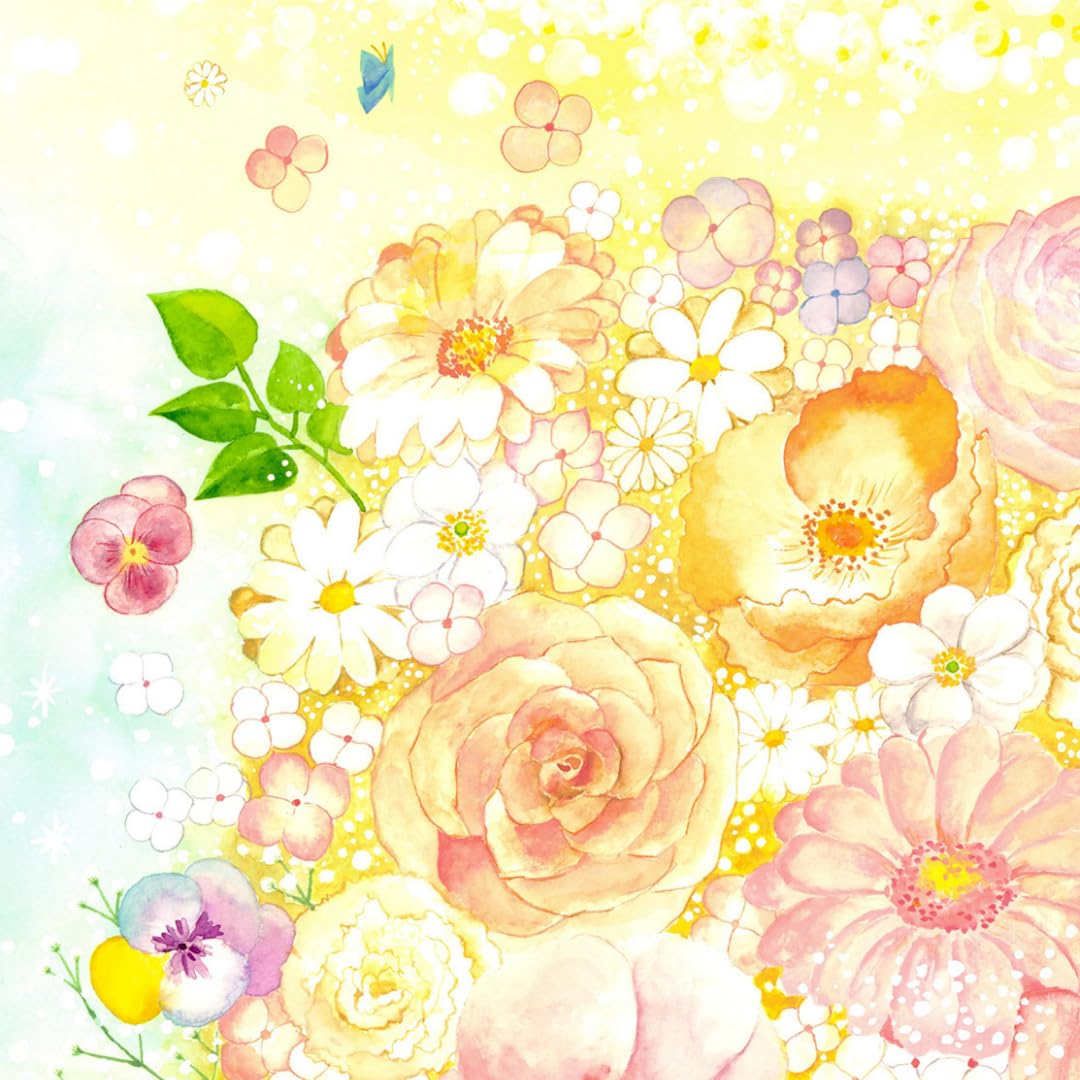 Amazon.co.jp: 絵画 花束 黄色 「光 ～hikari～」 花の絵 風水 玄関