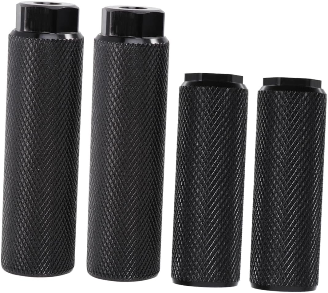 BESTonZON 4pcs Aluminum Alloy Bike Pegs Detachable Foot Pegs for Enhanced Stability and Comfort Cycling - Design for Safe Riding Suitable for Mountain and Folding