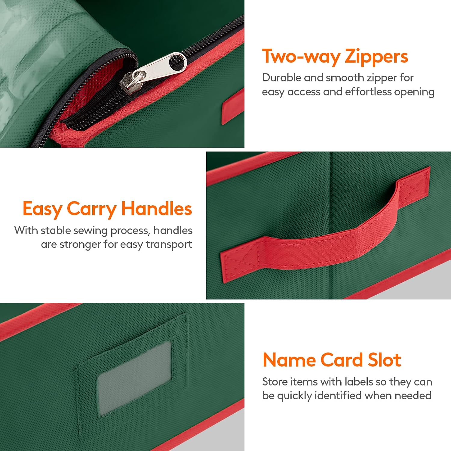 Lifewit Wrapping Paper Storage Containers with Interior Pockets, Fits 18-24 Standard Rolls, Gift Wrapping Organizer Storage for Wrapping Paper, Bows, Ribbons, 40" Length, Green