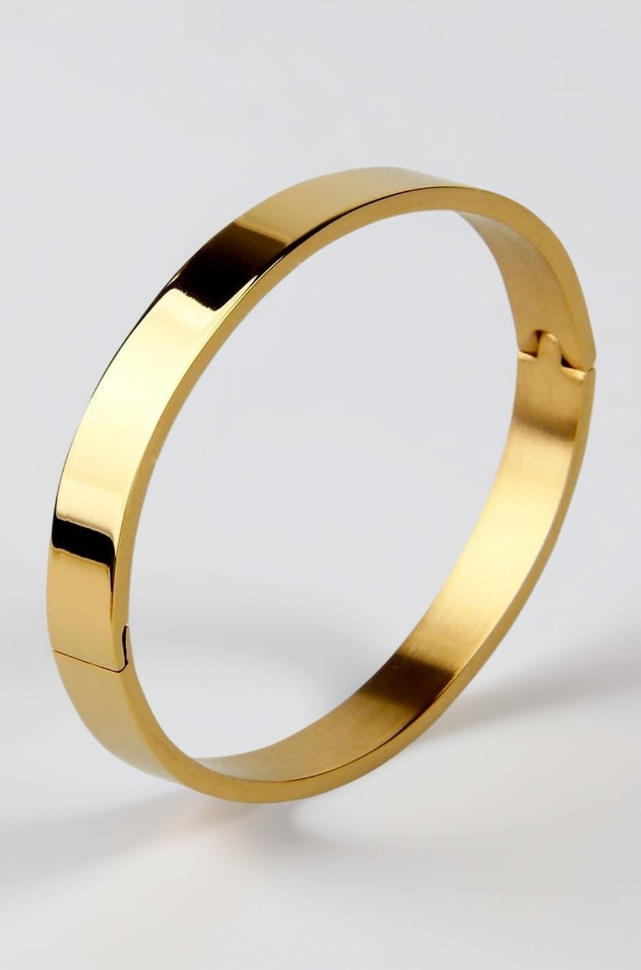 Stainless Steel Gold Kada Bracelet for Men Boys Fashion Kada Bracelet for Men and Boys