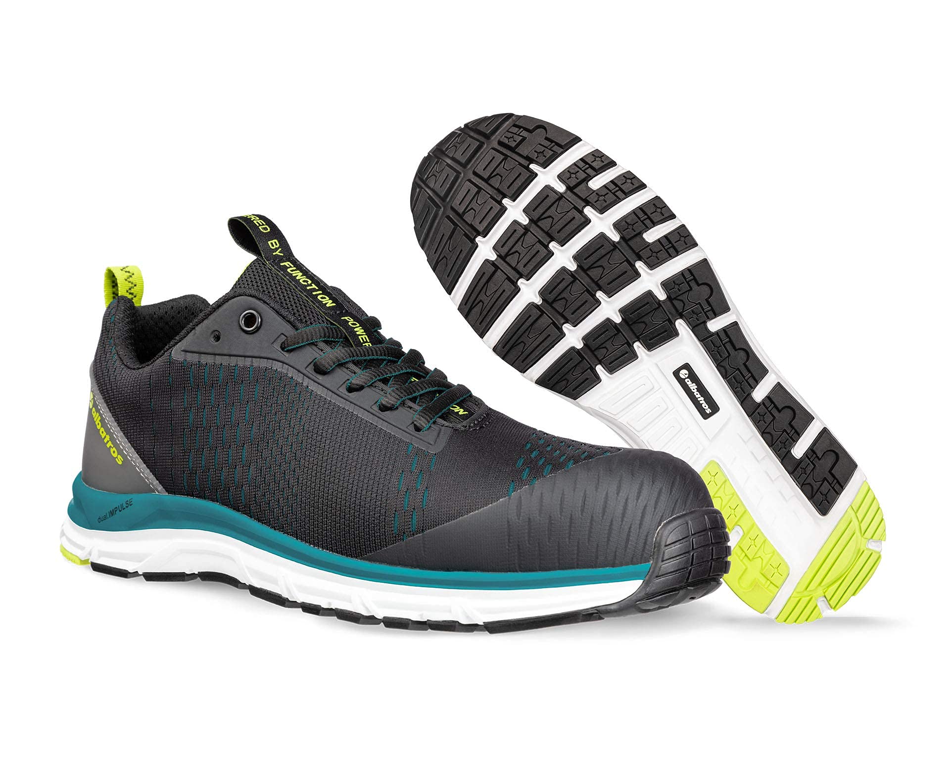 ALBATROS AER55 Impulse Low Scarpe Antinfortunistiche da Lavoro S1P ESD HRO SRC Tappo in Fibra di Vetro Anti-Perforazione Senza Metallo Antiscivolo Resistente al Calore Unisex