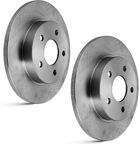 Miniatura 684 de SCITOO Juego de 2 frenos de freno ranurados traseros para Chrysler Town & Country, 08-16 para Dodge Grand Caravan, 09-13 para Dodge Journey, 12-15