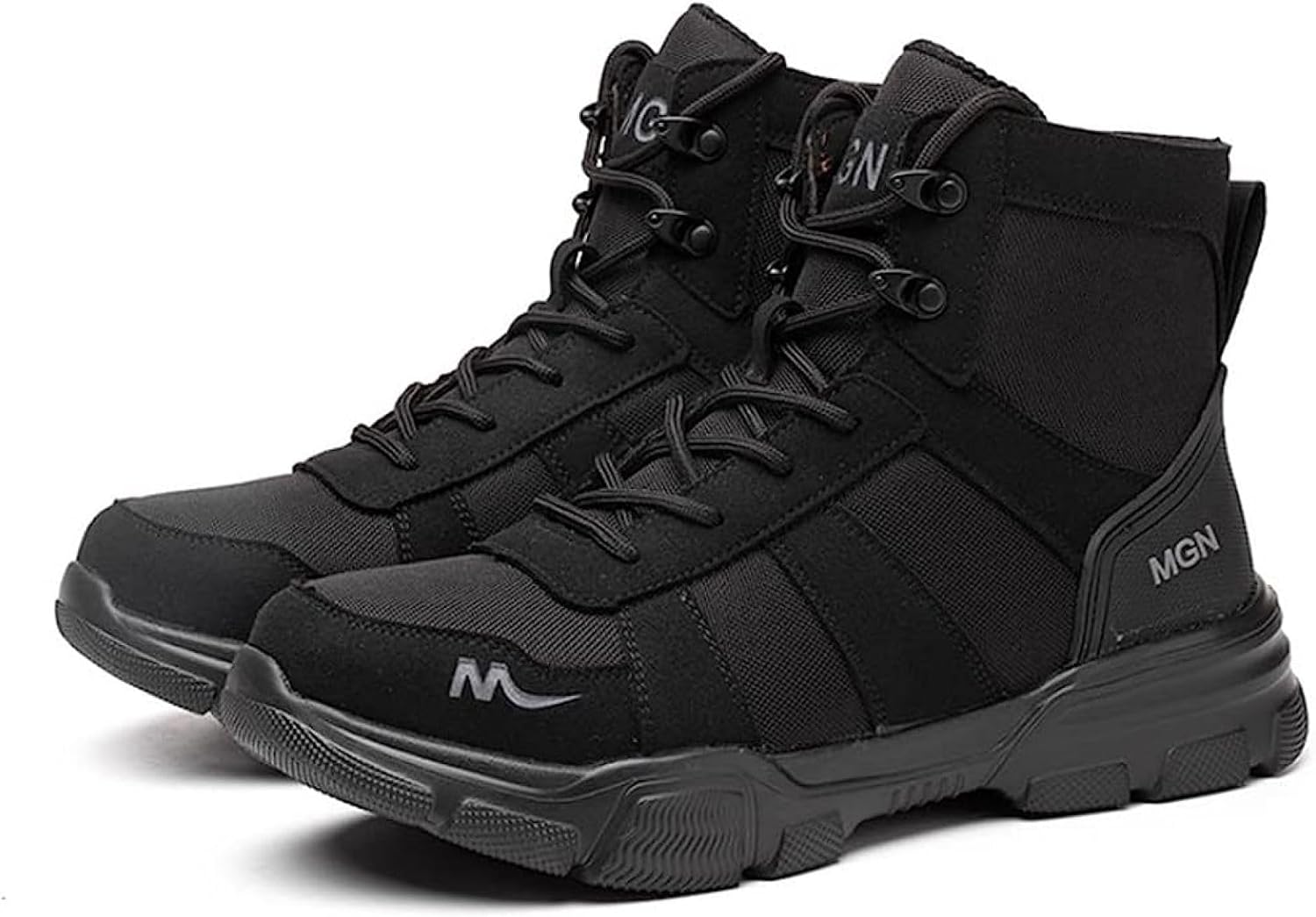 [LOKLNEYK] 安全靴 ハイカット ブーツ 作業靴 メンズ 撥水性 作業ブーツ 大きいサイズ つま先保護 先芯入り 耐滑 踏み