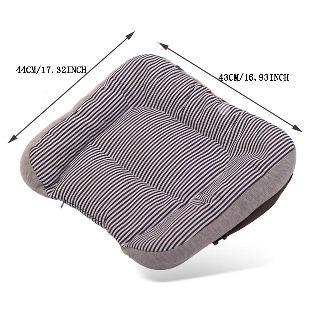 AIZYR Cuscino del Sedile, Cuscino Sedile Coccyx - Rivestimento in Tela Boutique di Superficie, 17.32 "* 16.93" * 2.36" / Postura Seduta Corretta, Coibentato E Traspirante