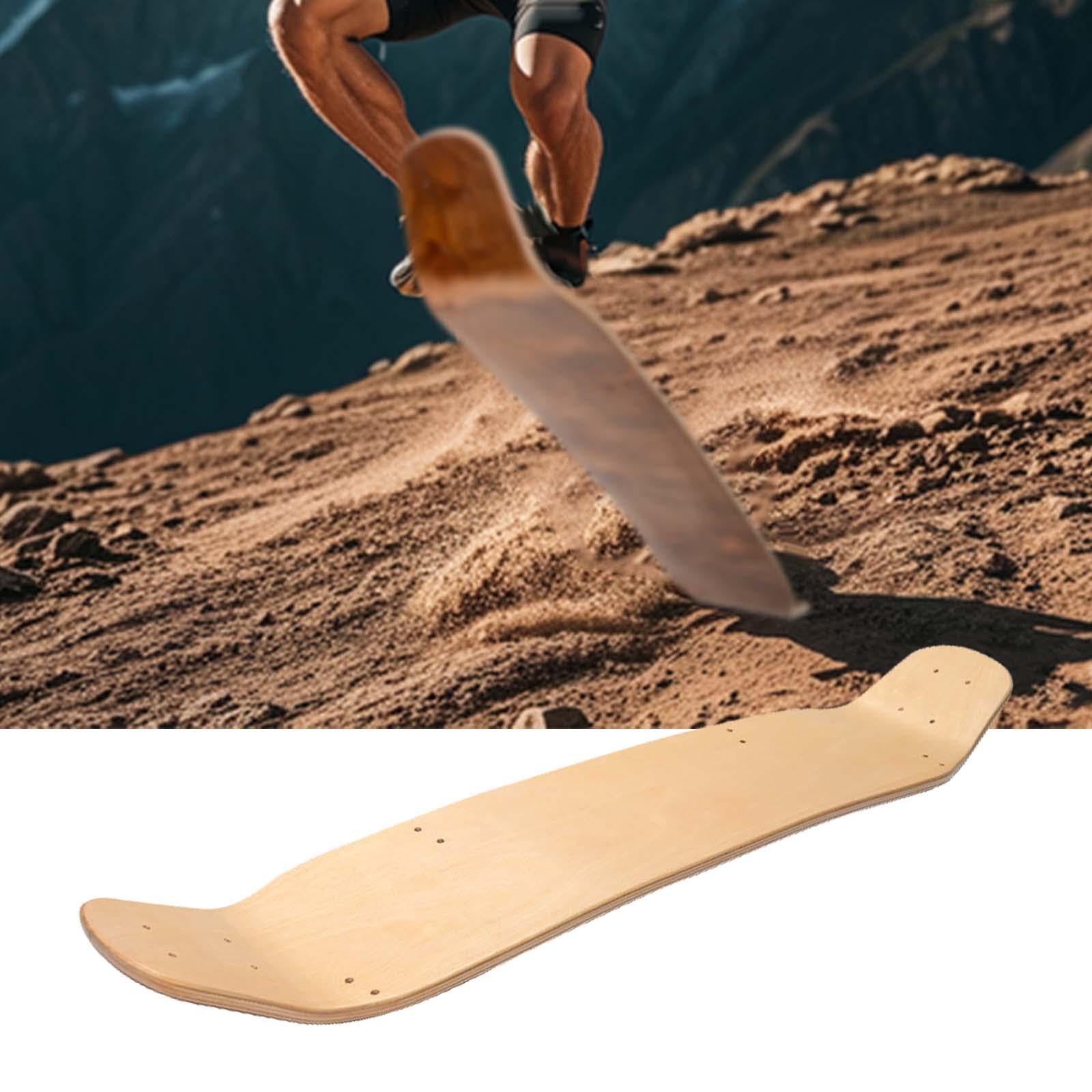 Amagogo Skateboard Deck Mountainboard Deck Doppel Stabile Konstruktion Umweltfreundliche Longboard Deck Skateboard Licht Decks