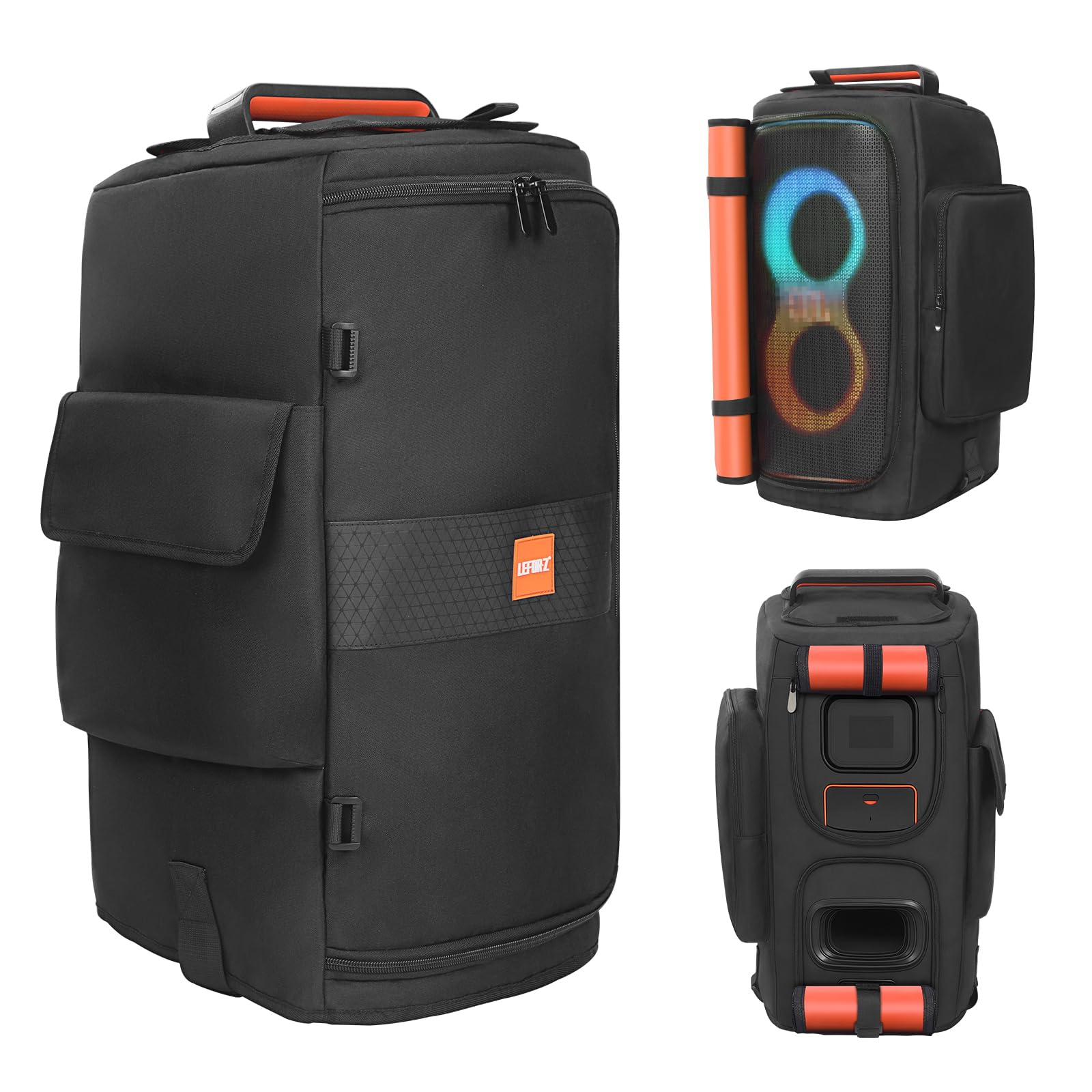 LEFOR·Z Custodia per altoparlanti compatibile con JBL PartyBox 120, custodia antipolvere per altoparlante senza fondo adatta per JBL PartyBox 110 per viaggi all'aperto, solo copertura, senza asta di