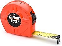 Vista 6 de Cinta métrica retráctil Lufkin, 1 pulgada x 26 pies, de alta visibilidad, color naranja, L625CME
