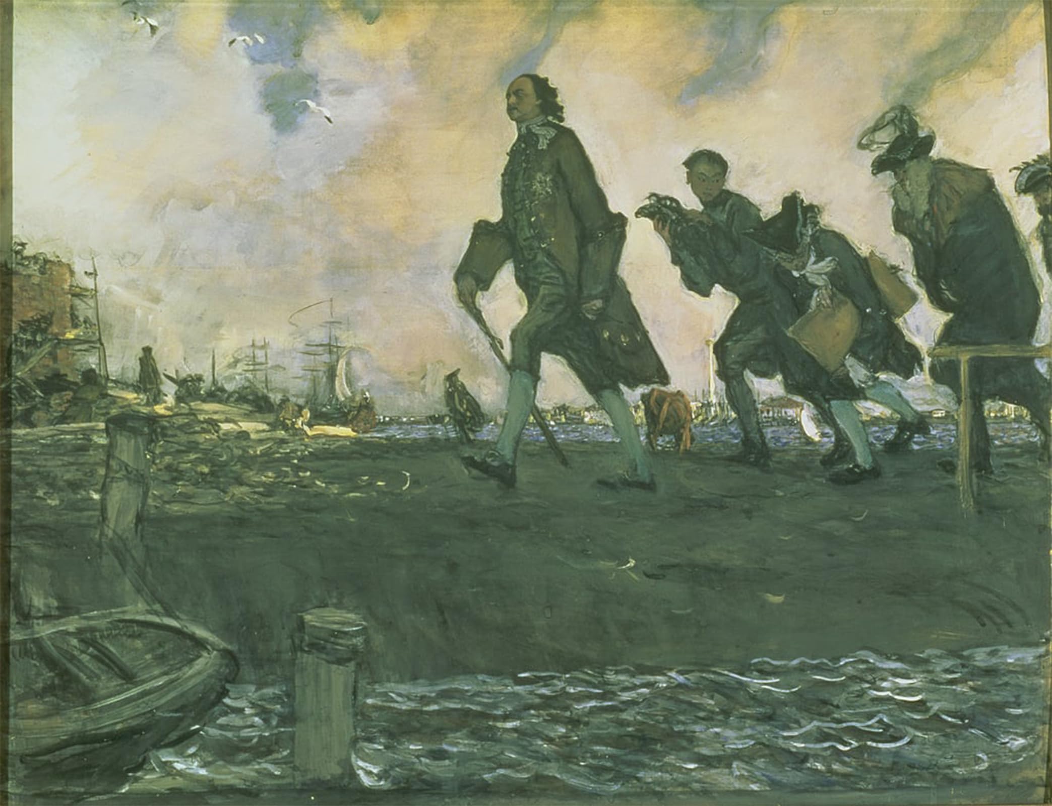 ARTXLXXBN Famous Prints Artwork Pictures Poster Painting Art Peter I the Great by Valentin Aleksandrovich Serov Artwork Landscape Pictures for Home Decor 60x90cm