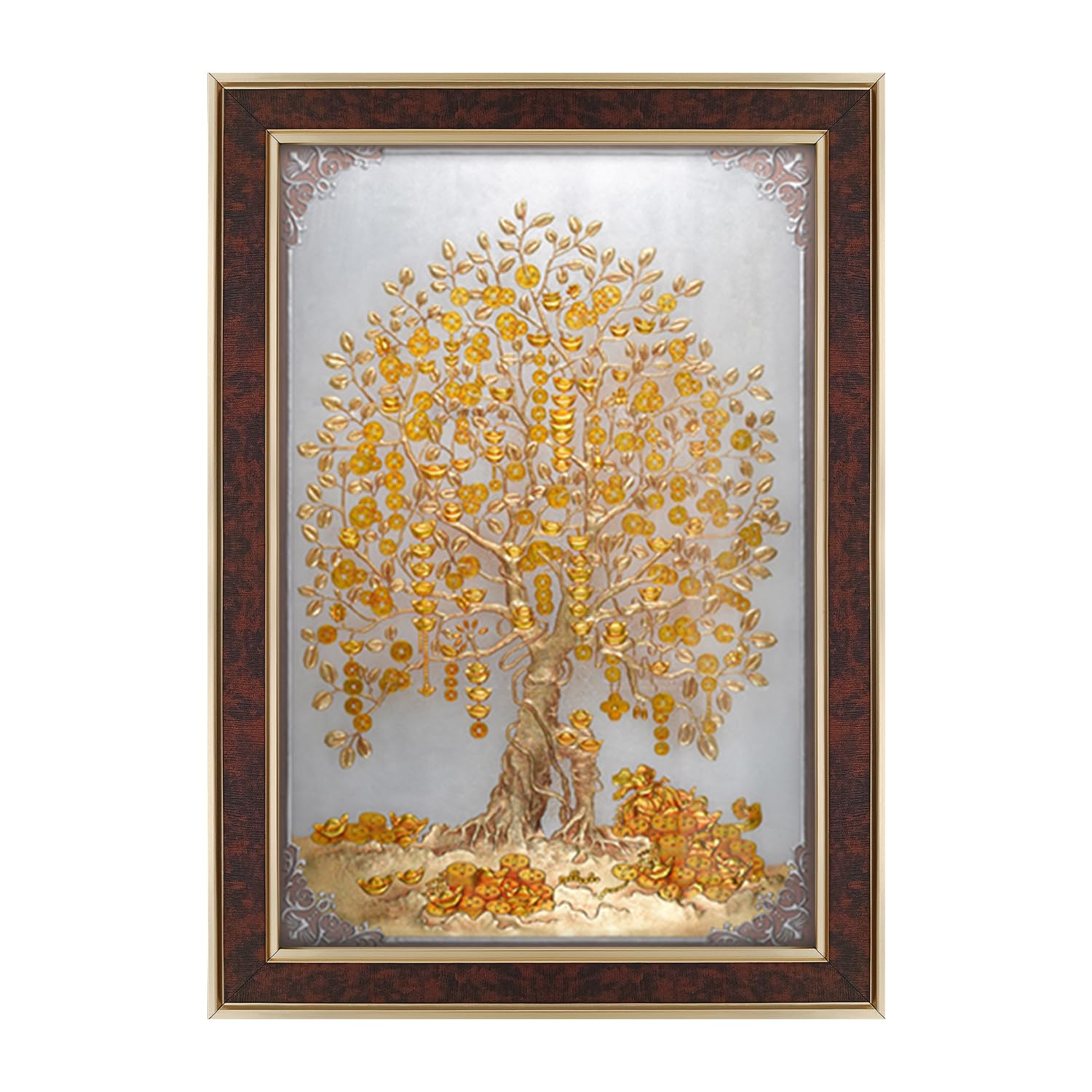 Vastu Money Tree Wall Painting - Bring Good Fortune -24