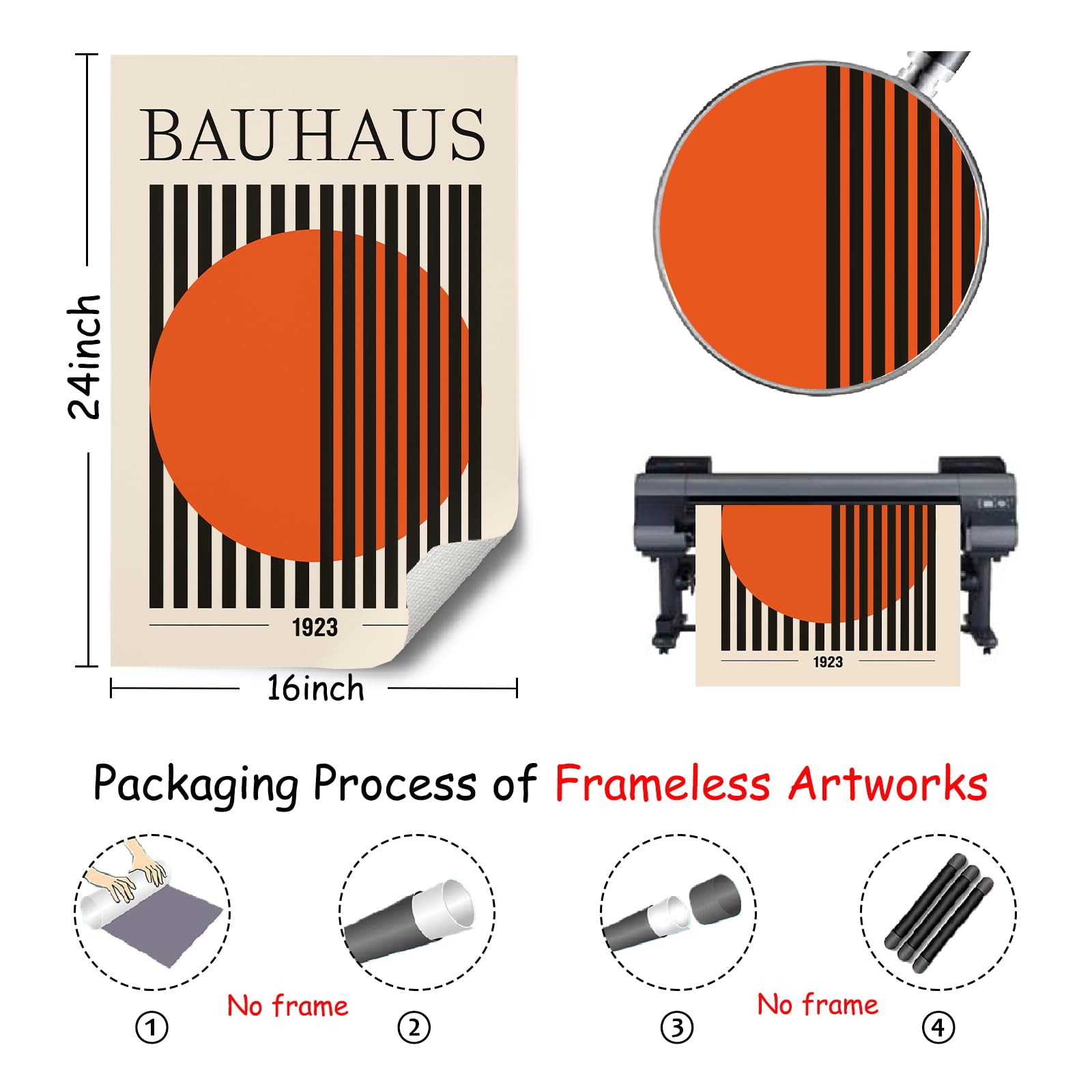 Amazon.com: Bauhaus Abstract Geometric Wall Art Bauhaus Exhibition