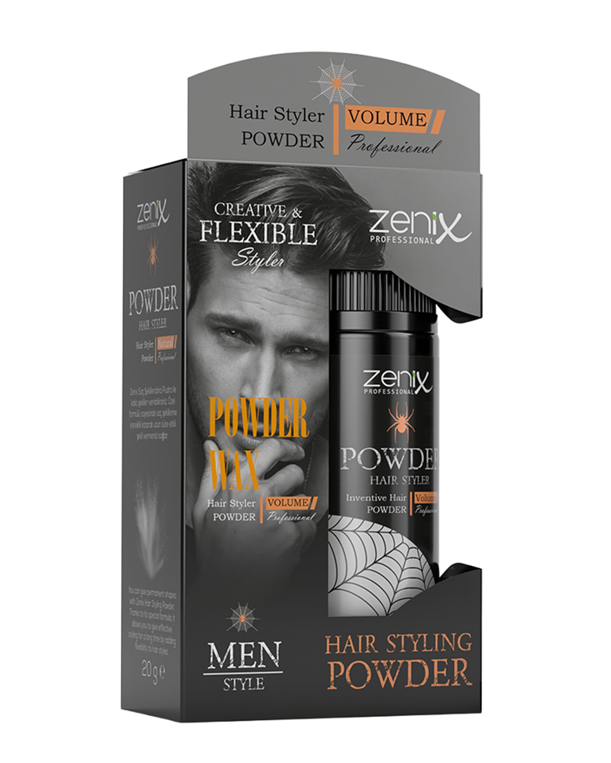 Zenix Hair Powder Inventive Styler 20 g hacimli pudra, matlaştırıcı saç pudrası
