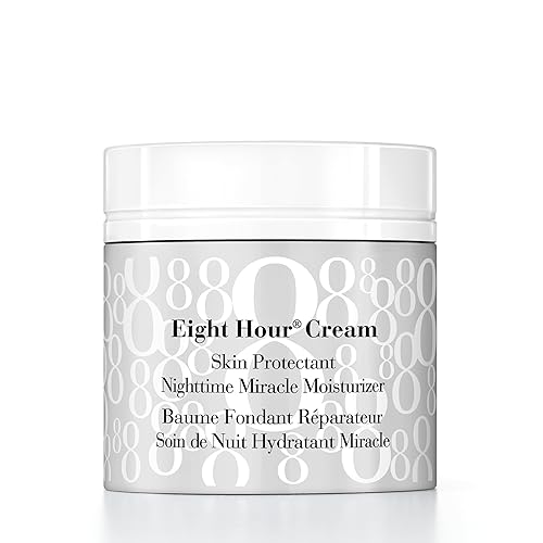 Elizabeth Arden Eight Hour Cream Skin Protectant Nighttime Miracle Moisturizer, 50ml, Enriched with Calming Lavender Scent, Soothes Skin & Senses, Wake Up to Radiant, Nourished Skin, Unisex