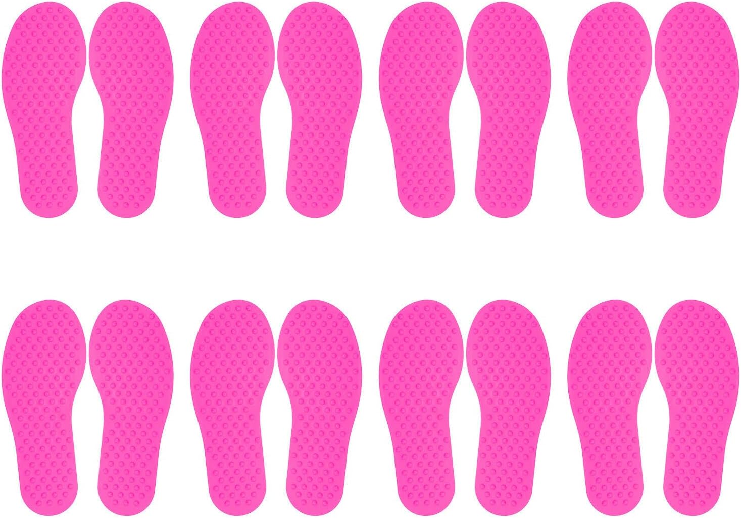 Home and Garden Parts 8 Pairs Feet Markers for Classroom Plastic Floor Foot Shaped Markers Pink #CN/251024/11998
