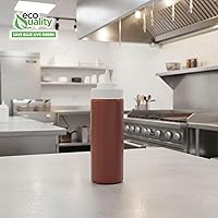 Vista 7 de Botellas de plástico para condimentos de 24 onzas [24 unidades] Botella de chorro para salsas, aderezos, artes y manualidades, salsa de tomate