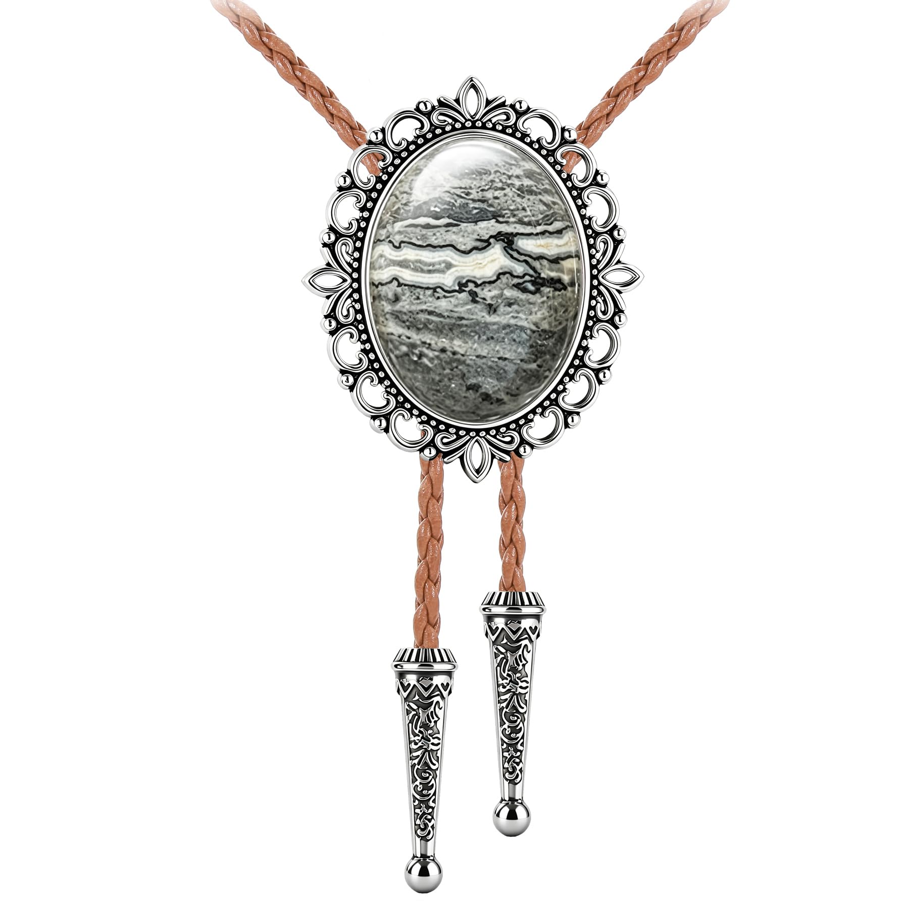 GelConnie Bolo Tie for Men Women Vintage Western Cowboy Necktie Adjustable