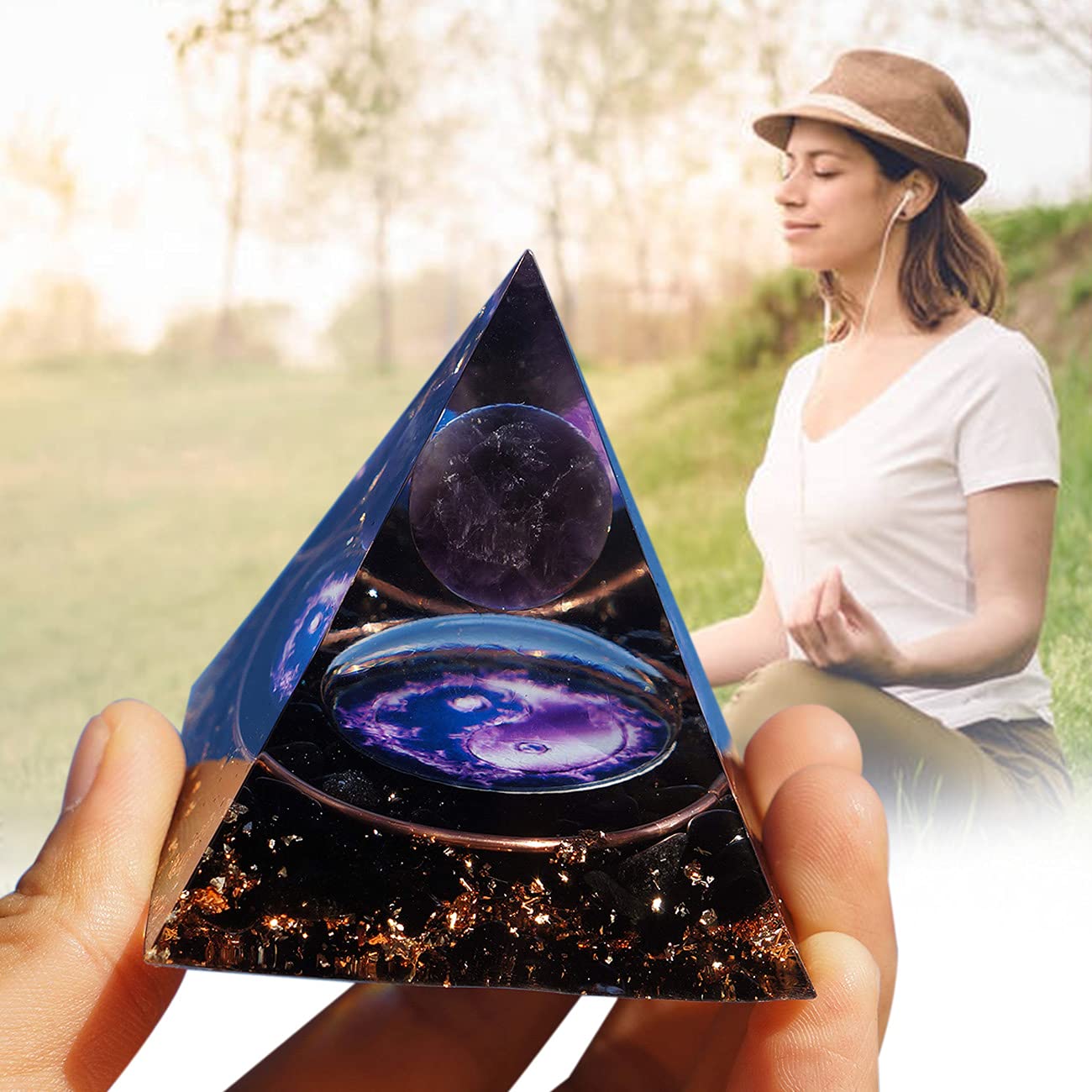 Orgone Pyramid Healing, Healing Crystal Orgone Pyramid, Healing Meditation, Amazing Energy Comes From This