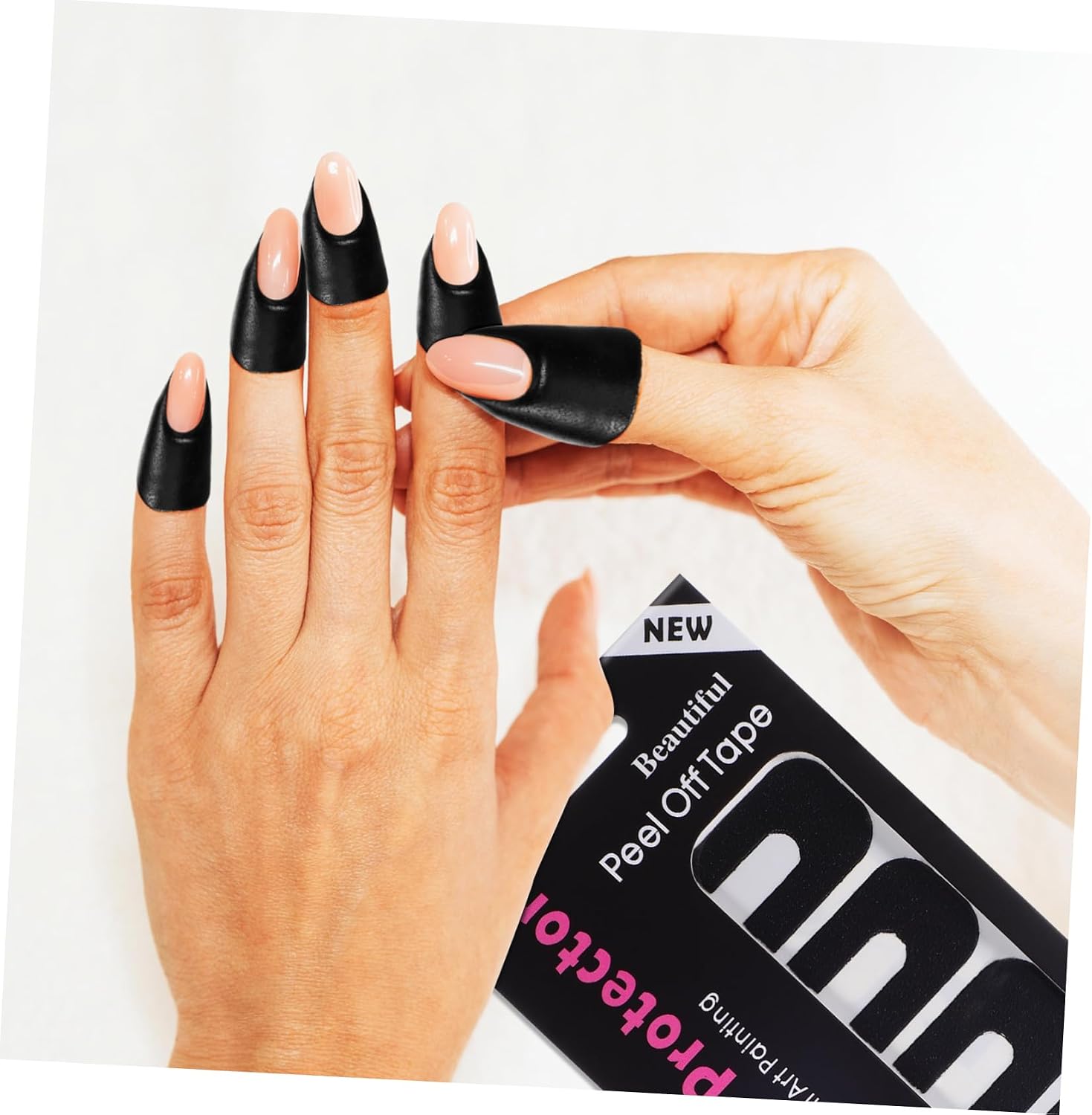 100sheets Unique Nail Protector Stickers Full Nail Wraps Soft Material Non-Slip Surface