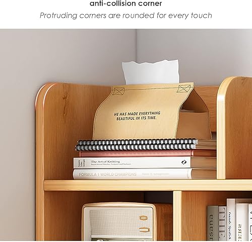 Miniatura 6 de Organizador de escritorio  Estante de almacenamiento de oficina estantería de escritorio estantería de encimera con 2 cajones organizador de