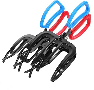 Outanaya 2PCS Fish Gripper Clamp Iron Fish Grip Holder Locking Mechanism for Fishing Control Sturdy Fishing Accessory for Anglers and Outdoor Enthusiasts