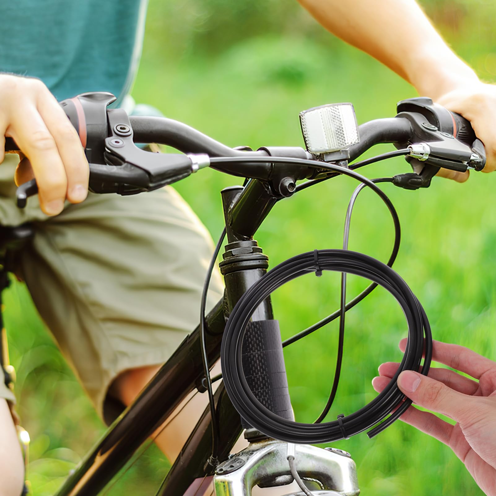 NULYLU Professional Bike Brake Hose Lines for Disc Caliper Brakes Long Hose Tube High Sensitivity Safe Stable Ride