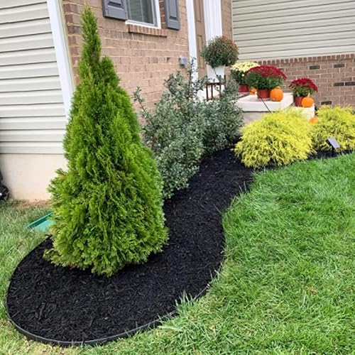 Miniatura 9 de Coffken Estacas de jardín en espiral resistentes de 14 pulgadas, estacas de jardín de metal galvanizado sólido para fijar bordes de pavimentación,