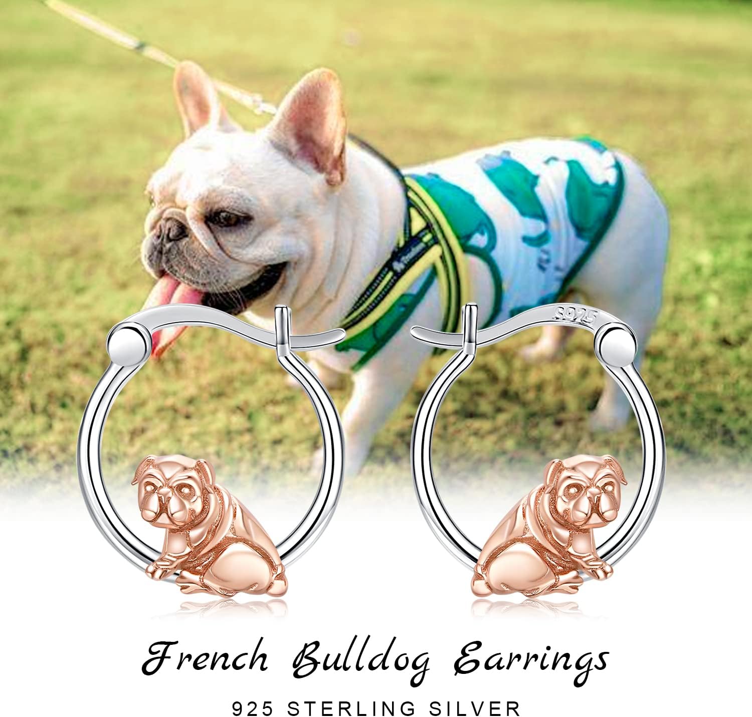 925 Sterling Silver Cute Dog Earrings Hoop Earrings for Girls for Senstive Ears Dog Jewelry Gifts for Daughter - Image 7