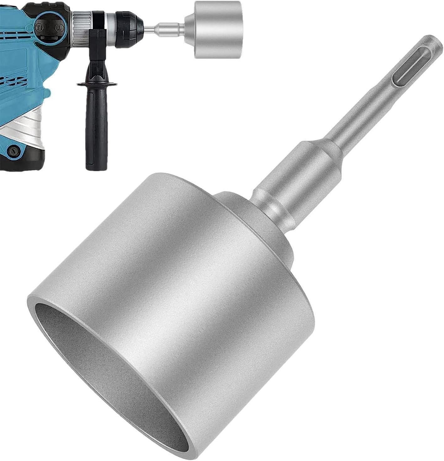 T-Post Ground Rod Driver,Heavy-Duty Bit for Ground Pole Driver | Shockproof Drilling Accessory for Standard Steel T-Post, Ground Poles, and Rebar Piles Zorq