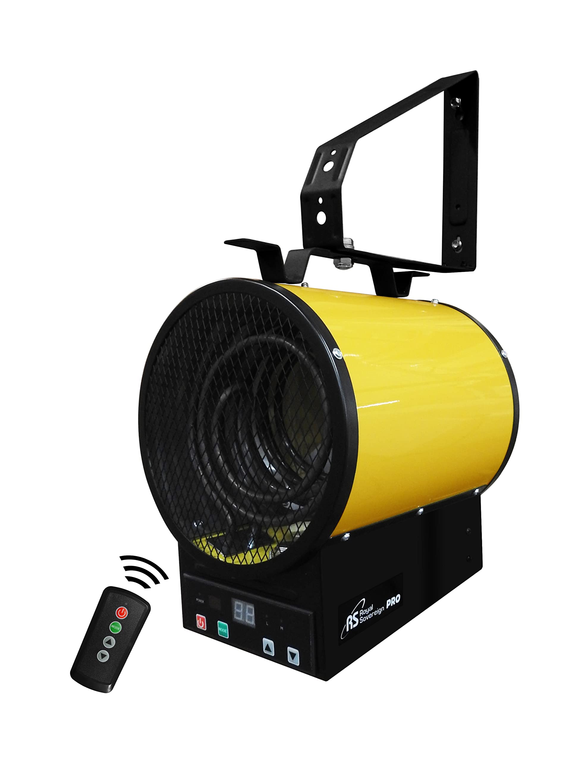 Royal Sovereign Garage u0026 Workshop Heater with Remote. Powerful Heat Output  Up to 4800W /16382 BTU,