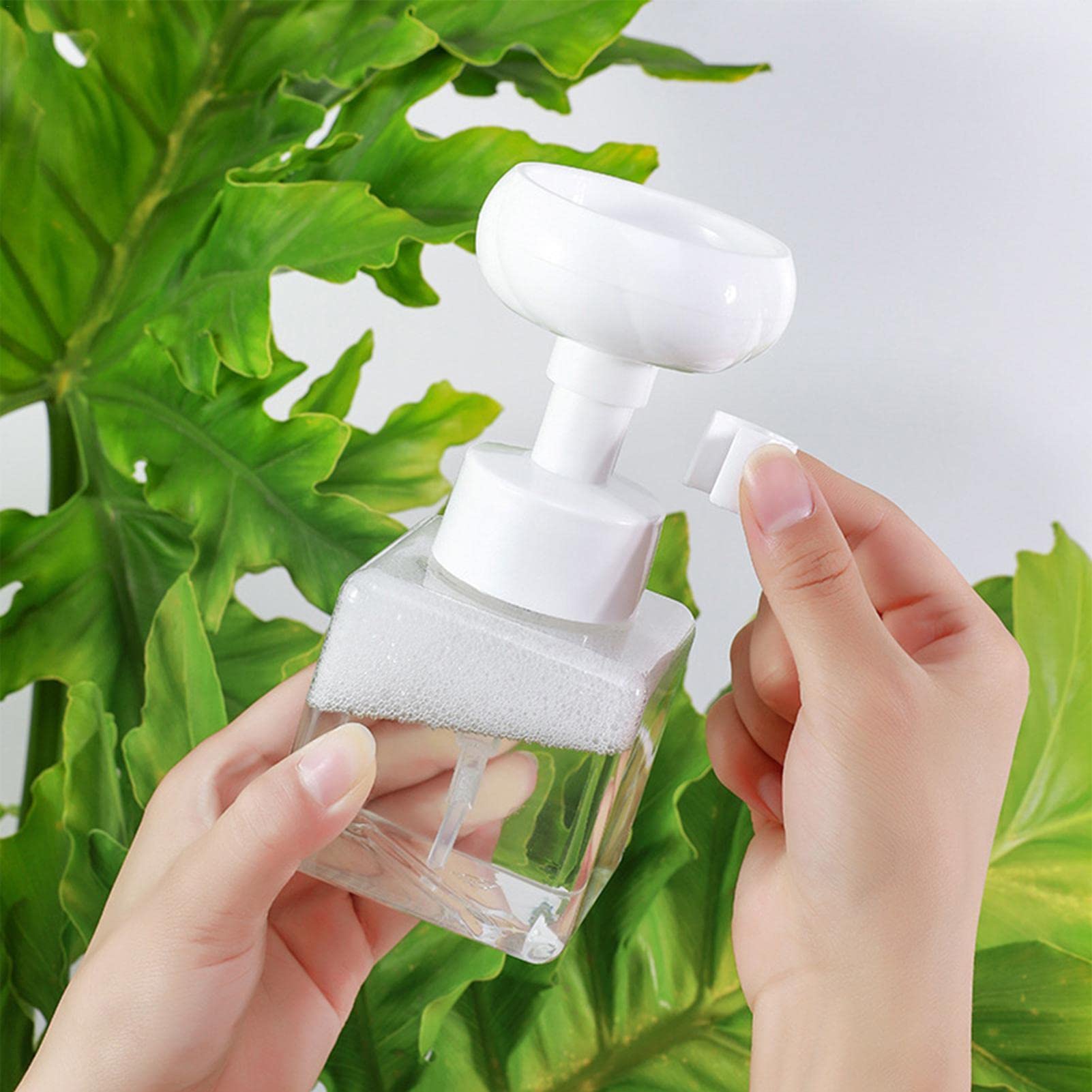 Blume Schaumflasche - 450 ml Leere Blumenschaumflasche | Handseifenspender mit Blumenschaum, Seifenspender mit Blumenschaum für Kinder, nur