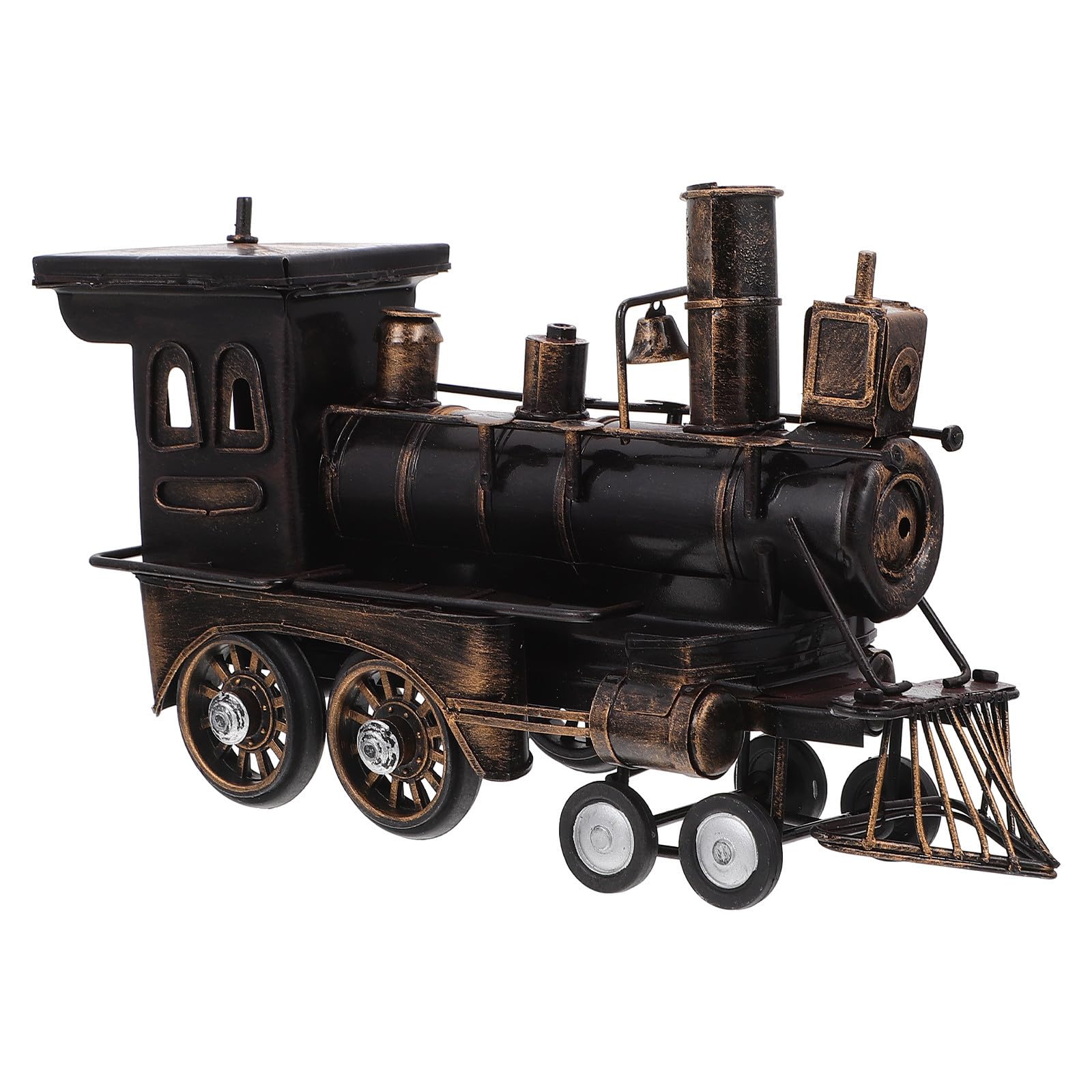Toyvian Vintage Modelo Decorativo de Locomotora de Aleación para Oficina