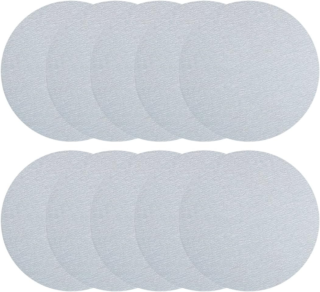 10 Pcs 4-Inch Aluminum Oxide White Dry Hook and Loop Sanding Discs Flocking Sandpaper 1000 Grit (id: bb4 6c9 2a2 697 aee (id: bb4 6c9 2a2 697 aee