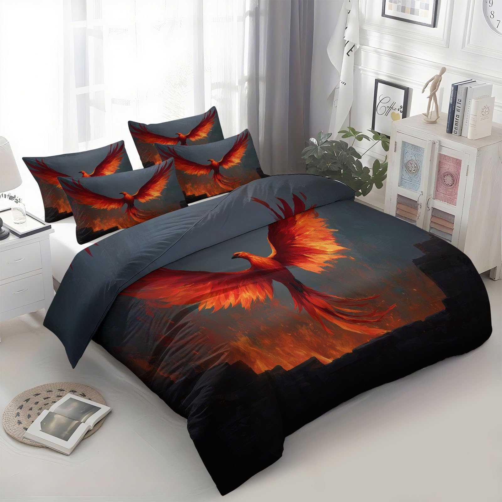 Juego de funda de edredón reversible para cuna, juego de ropa de cama de microfibra ultrasuave y cómodo, juego de ropa de cama multicolor de fácil cuidado para niños con funda de almohada