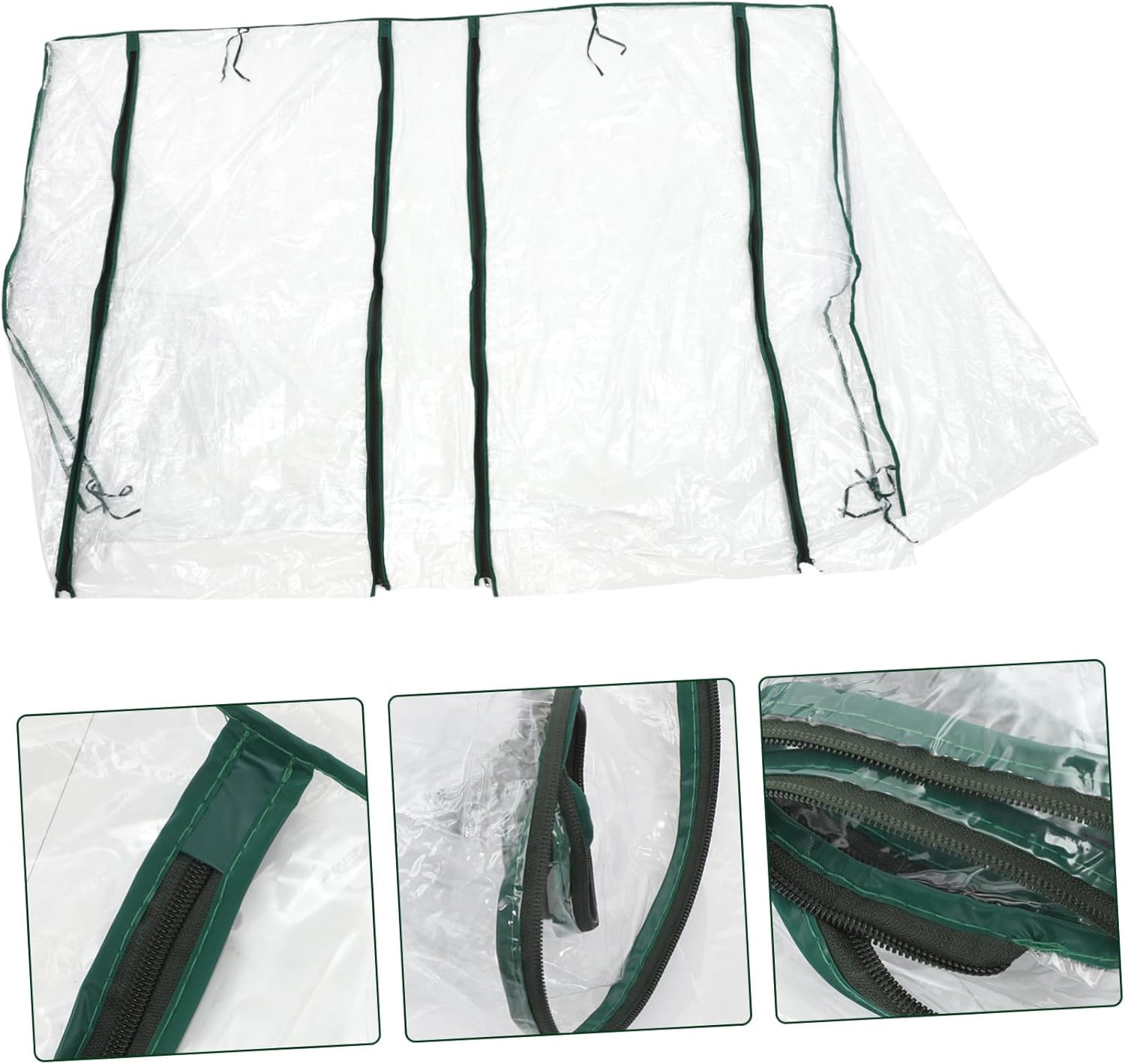 Mini Greenhouse Cover for Plants Waterproof Garden Protective Cover Roll-Up Zipper Door Suitable for Home and Outdoor Use