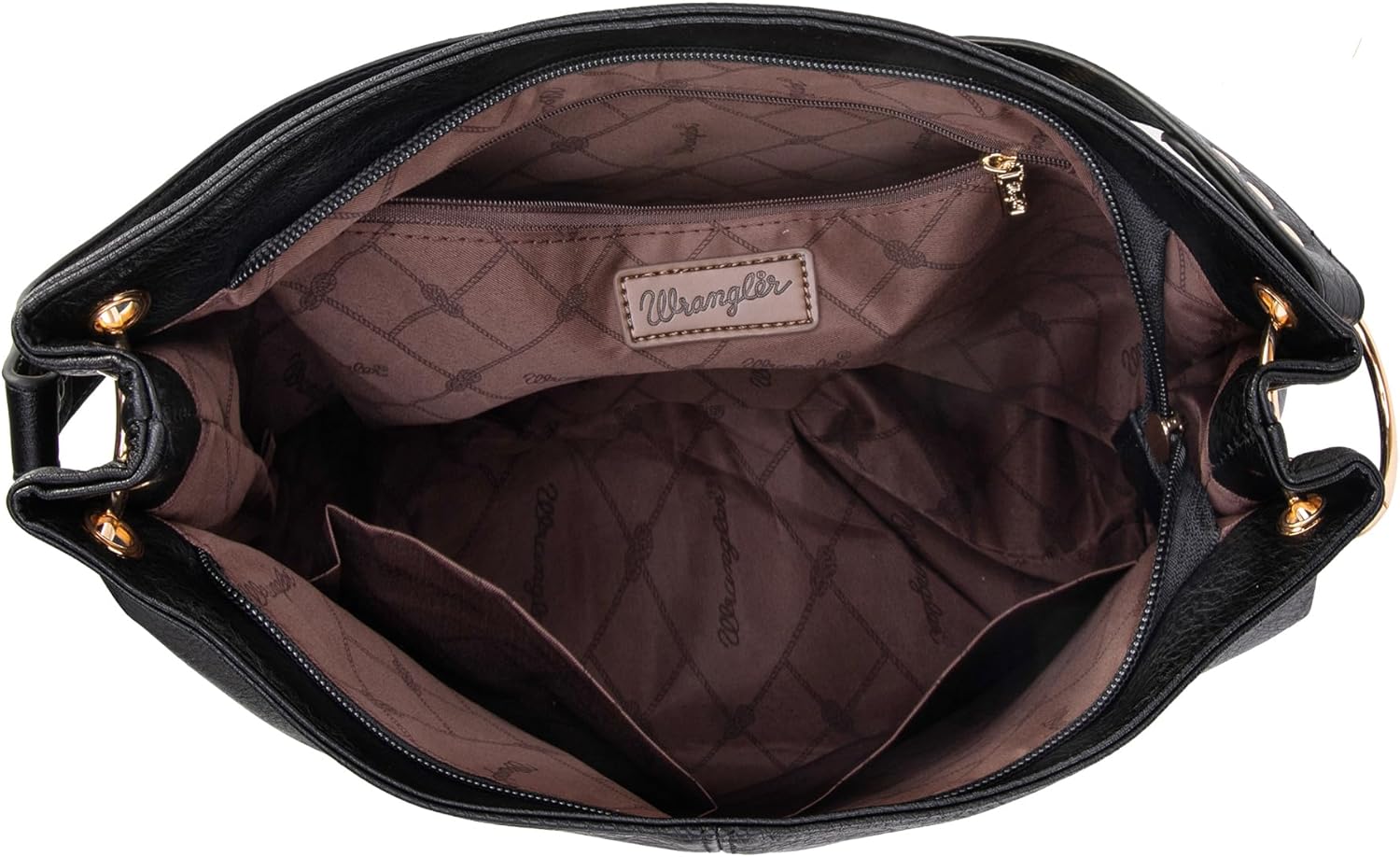 Wrangler Hobo Bags for Women Vegan Leather Top Handle Shoulder Purses and Handbags - Image 5