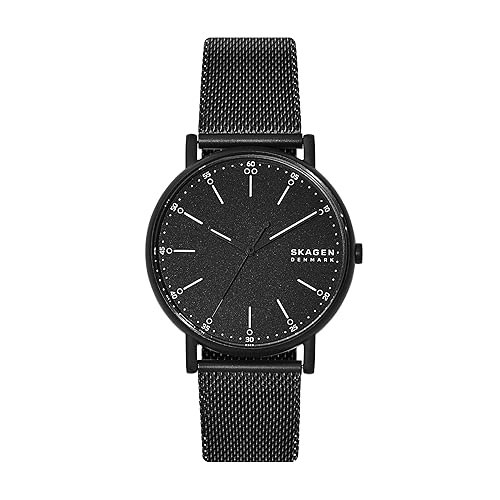 Skagen Signatur Minimalist Men's Watch with Stainless Steel Bracelet, Mesh or Leather Band