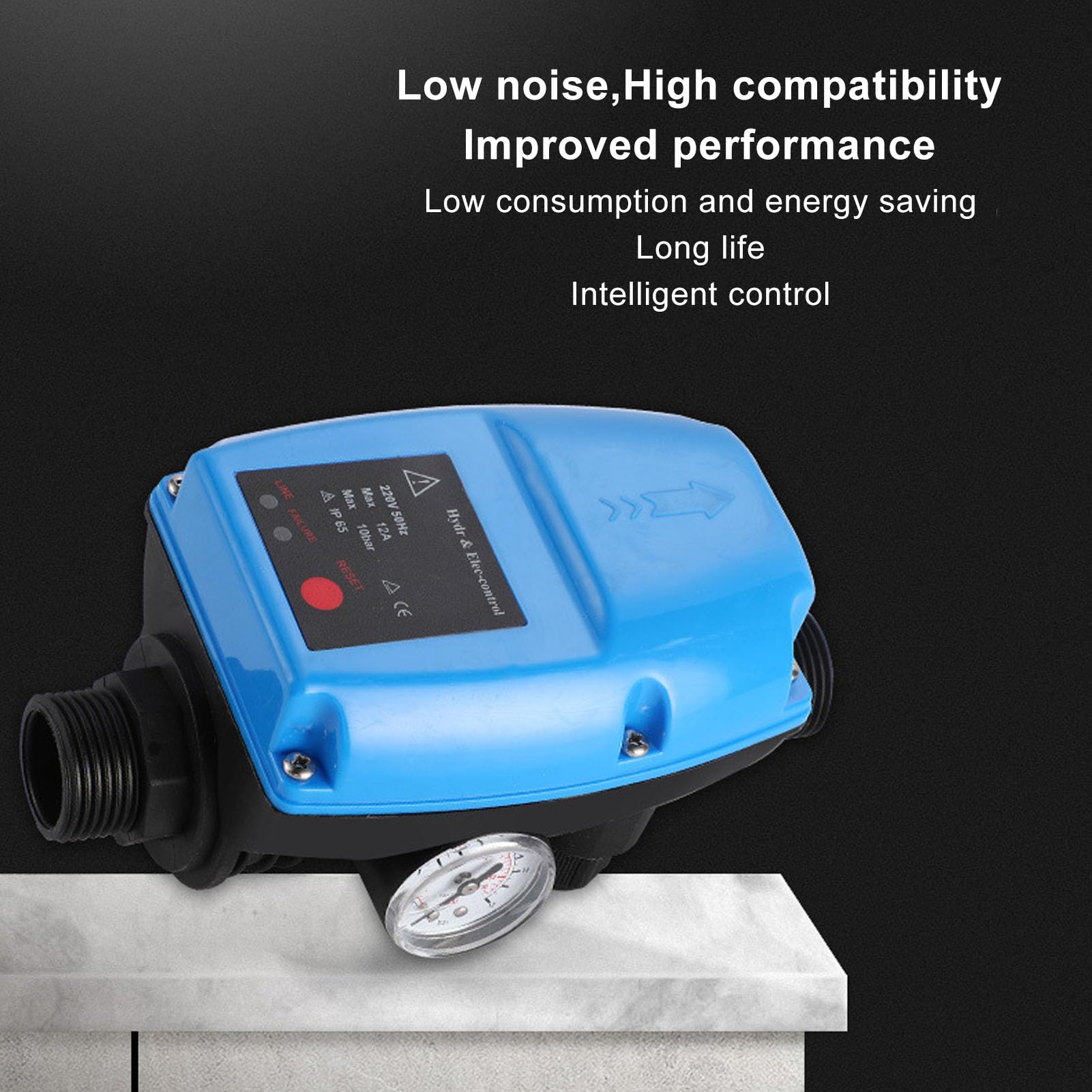 CHICIRIS Bomba de Refuerzo de Presión Automática de Agua de 1.1 KW para el Hogar con Diseño Integrado y Voltaje Constante