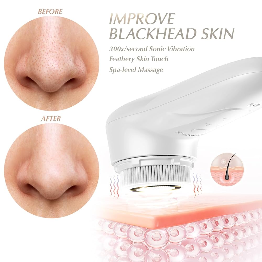 Amazon.com: BONNIEFACE Sonic Facial Cleansing Brush for Deep