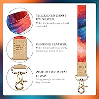 Vista 143 de Ecovision - Llavero con correa para llaves, llaveros de pulsera con 2 argollas para llaves para mujer