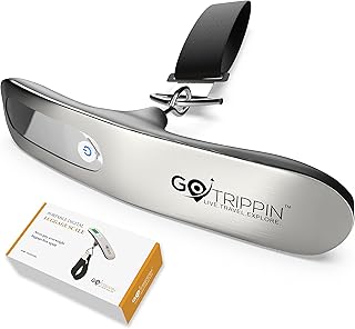 GoTrippin Metal Luggage Weighing Scale Digital (Silver_ELS)