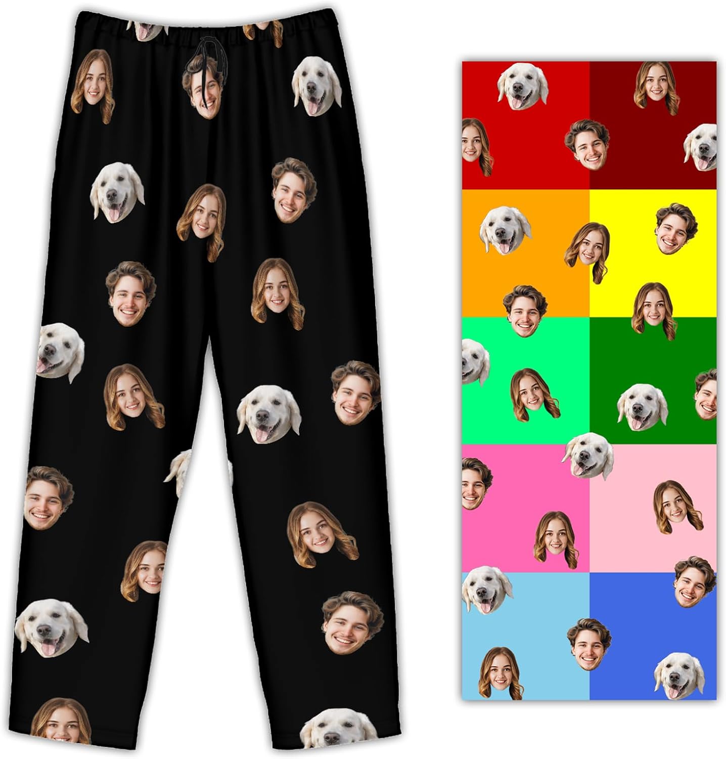 Personalized Pajama Pants For Men Women Custom Pajama Pants With Face Custom Face Pajamas Funny Customized Gifts - Image 2