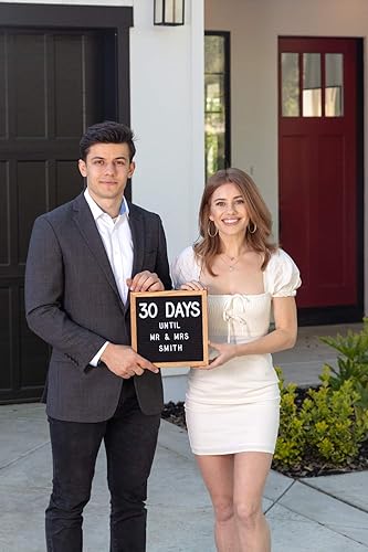 Miniatura 3 de Felt Like Sharing Letras de plástico de 2 pulgadas (326 piezas) - Accesorios blancos para tablero de fieltro intercambiable