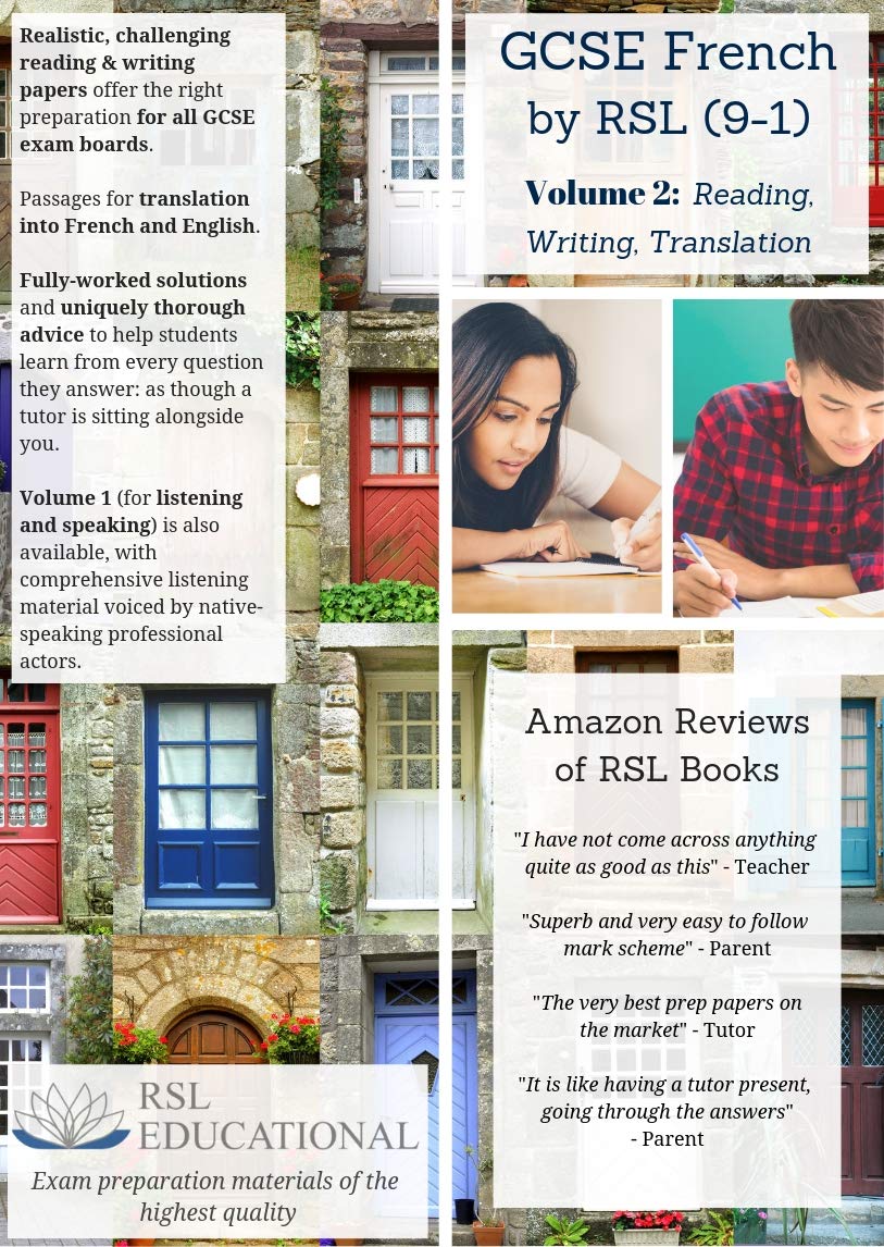 GCSE French by RSL (9-1), Volume 2: Reading, Writi