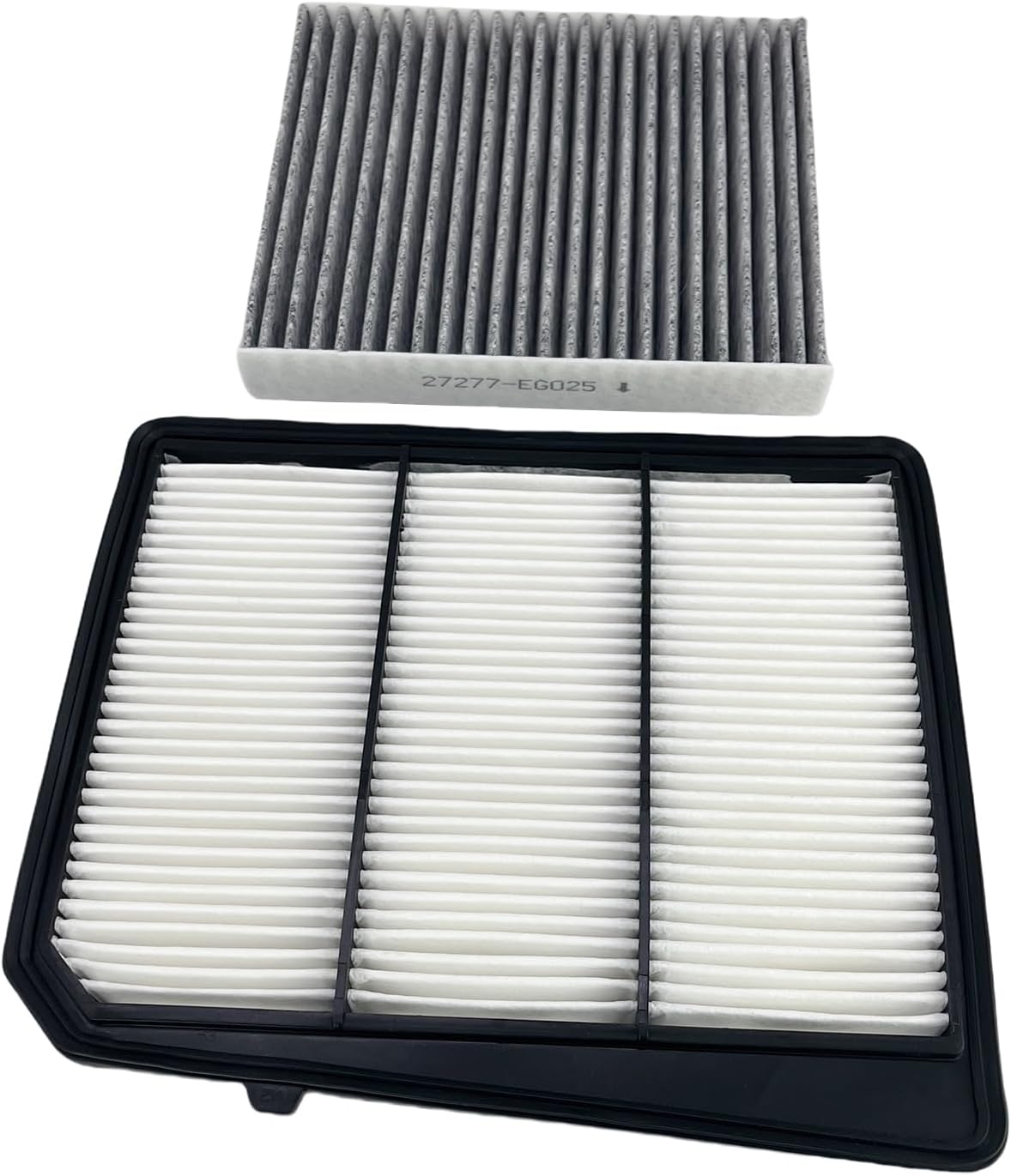 Engine & Cabin Air Filter Fit for 2017-2024 Nissan Titan V8 5.6L Replace 16546-EZ31A 27277-EG025 16546EZ31A 27277EG025
