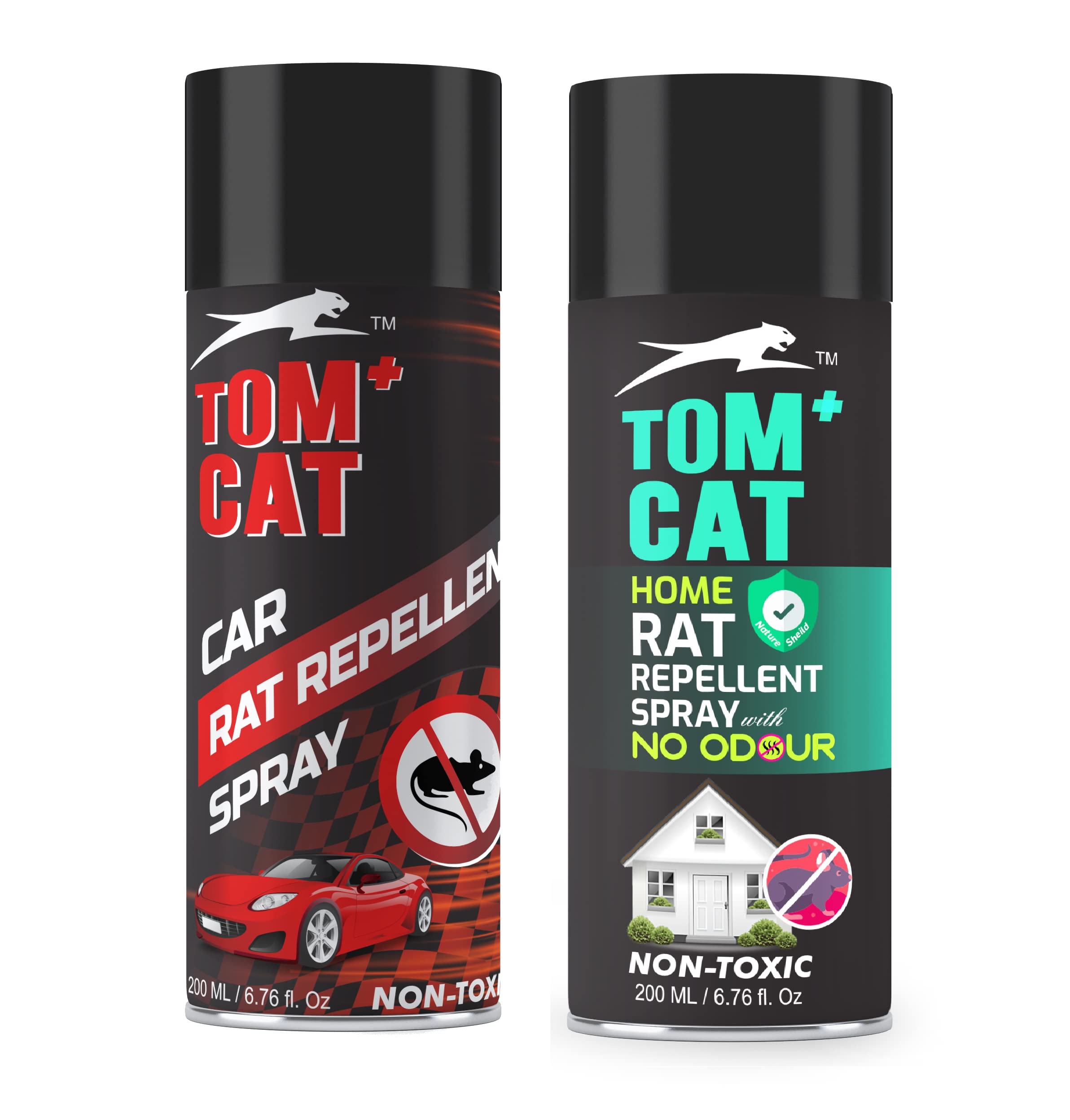 Shadow Securitronics Combo Pack of Tom Cat No Entry Rat Repellent Spray for Car & Home| Odour Free Rat Protection Spray|Mouse Leak Free Nozzle Spray (200 ml) (B0B6ZS7217) Amazon Price History, Amazon Price Tracker