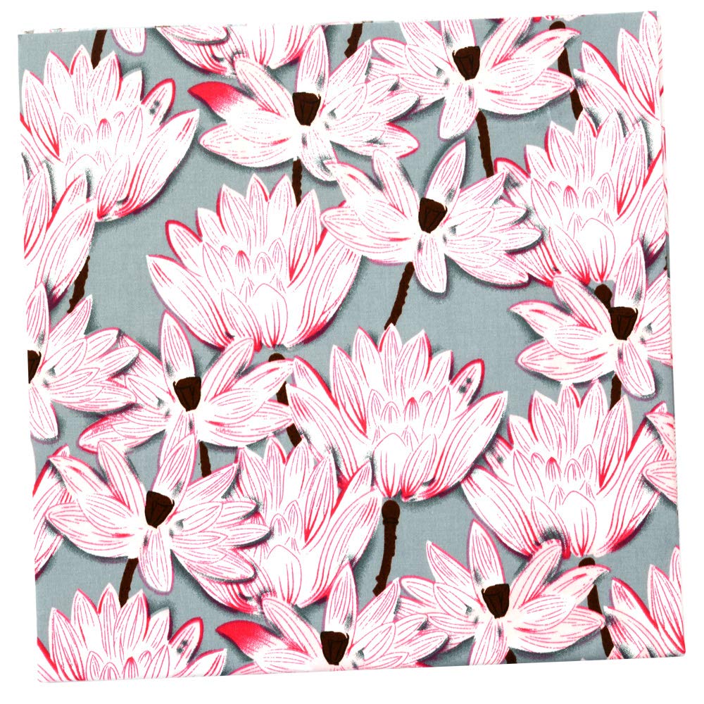 5 piezas de tela de algodón para manualidades cuadrados, 50 x 50 cm (50 x 50 cm), colorido estilo japonés de algodón para envolver cuadrados de tela para coser patchwork